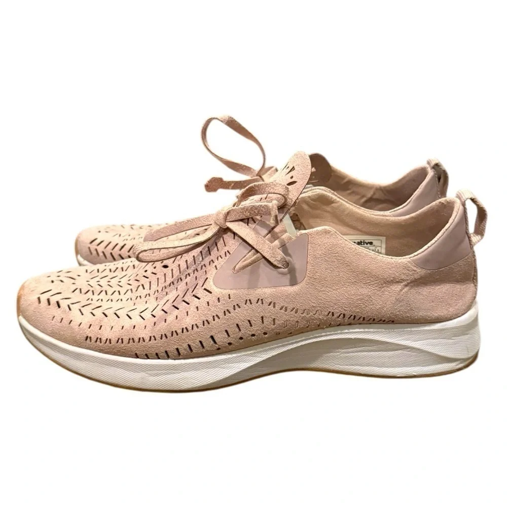 Native Petal Pink Suede Sneakers Outdoor Size Women's 9.5